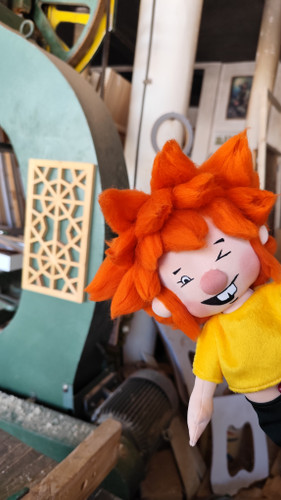 عروسک پارچهای وروجک دستدوز ۴۰ سانتی | عروسک فانتزی و بامزه